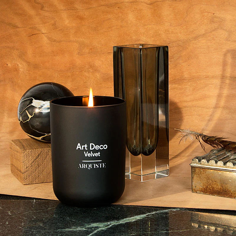 Art Deco Velvet Candle - Image 4