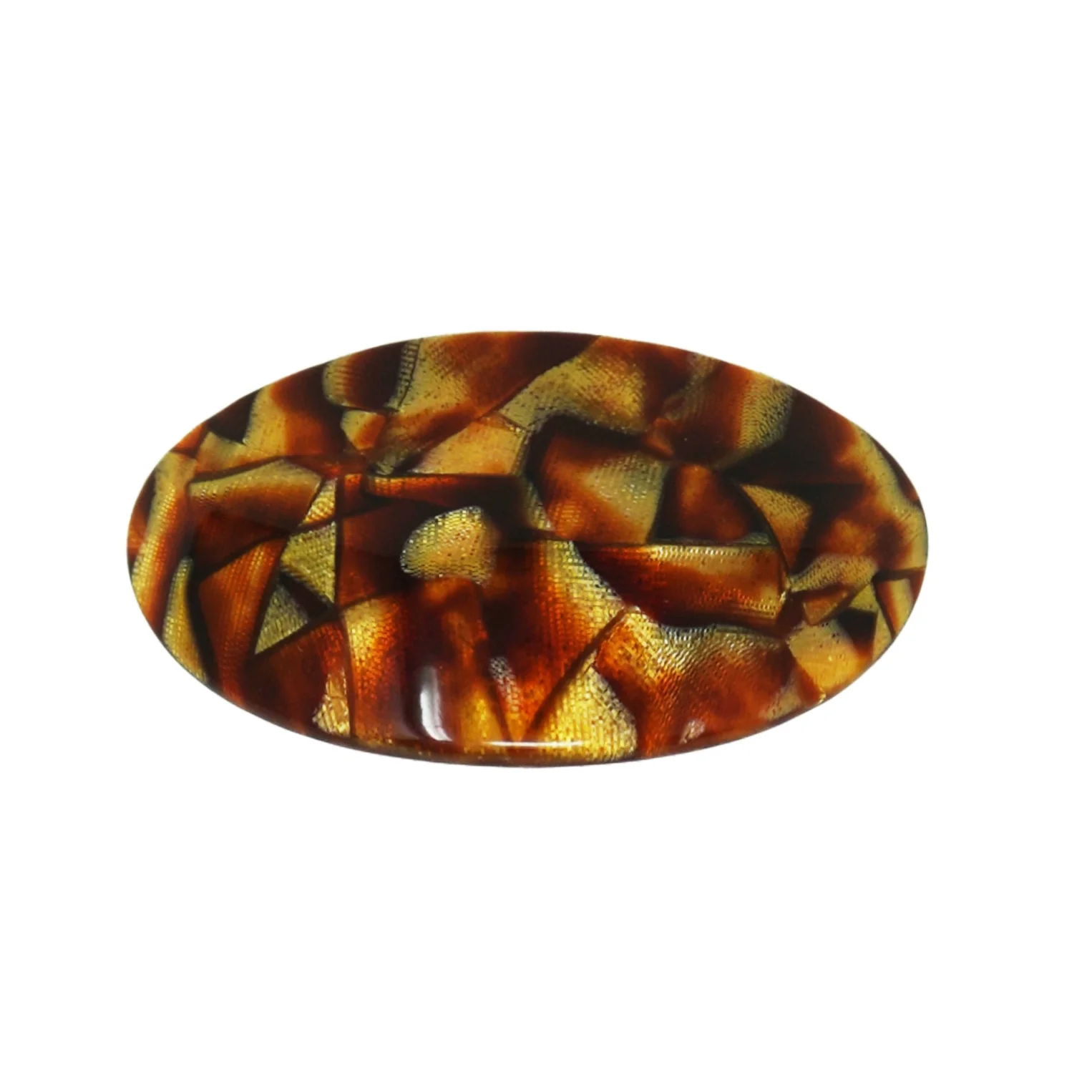 Bevel Oval French Barrette. - Image 6