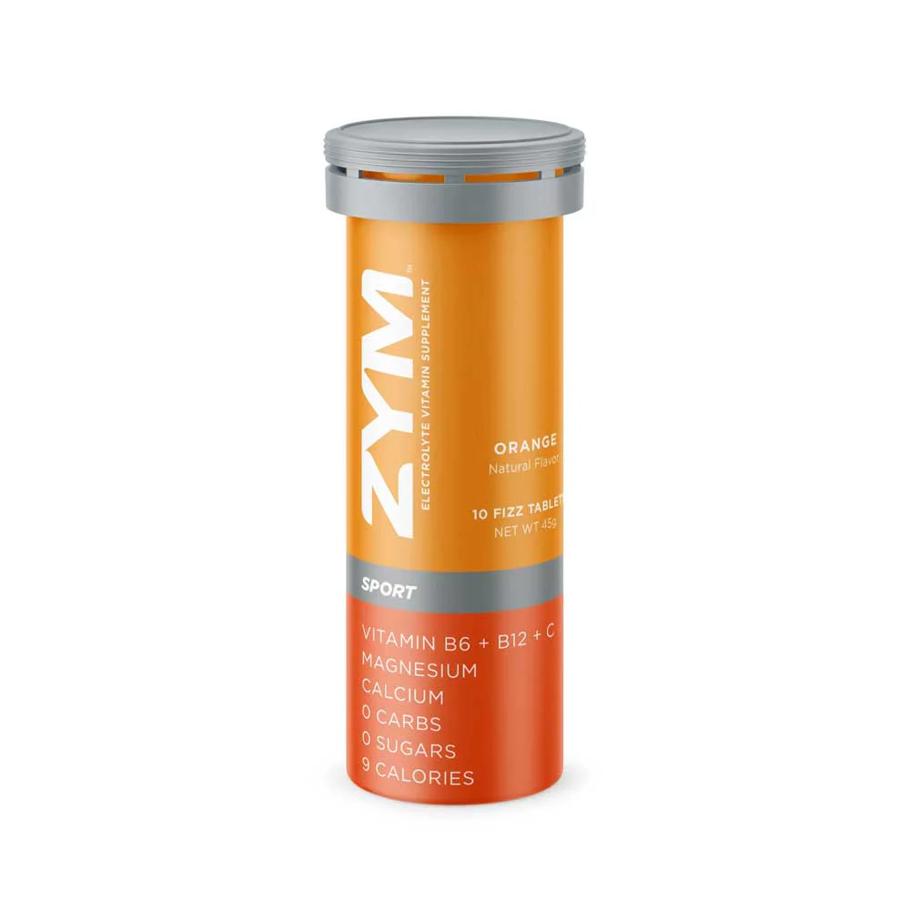Electrolyte Vitamin Fizz Tablets - Orange - 10 tablets
