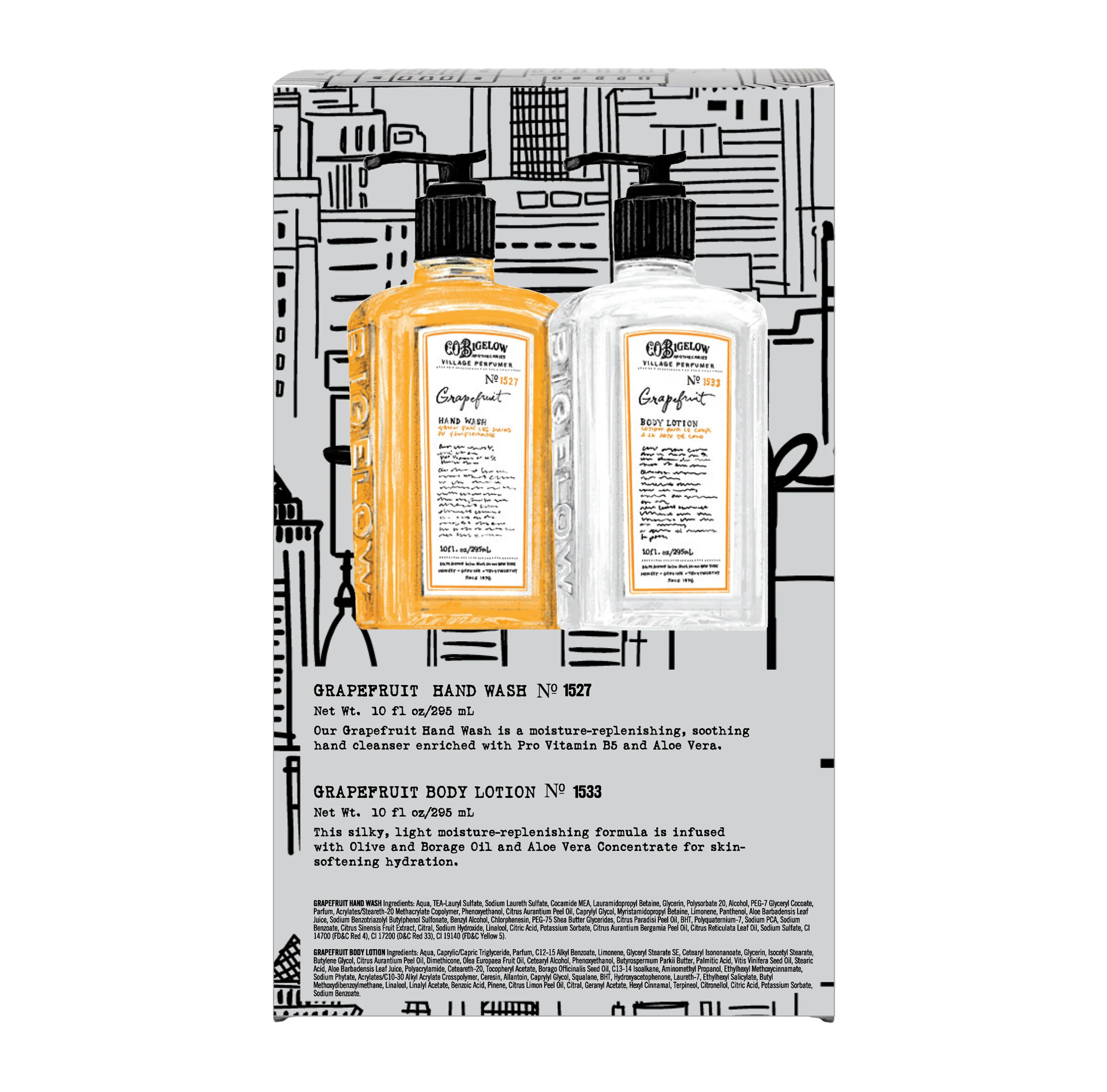 Village Perfumer - Grapefruit Hand Care Duo - Apothecary Box - Image 3