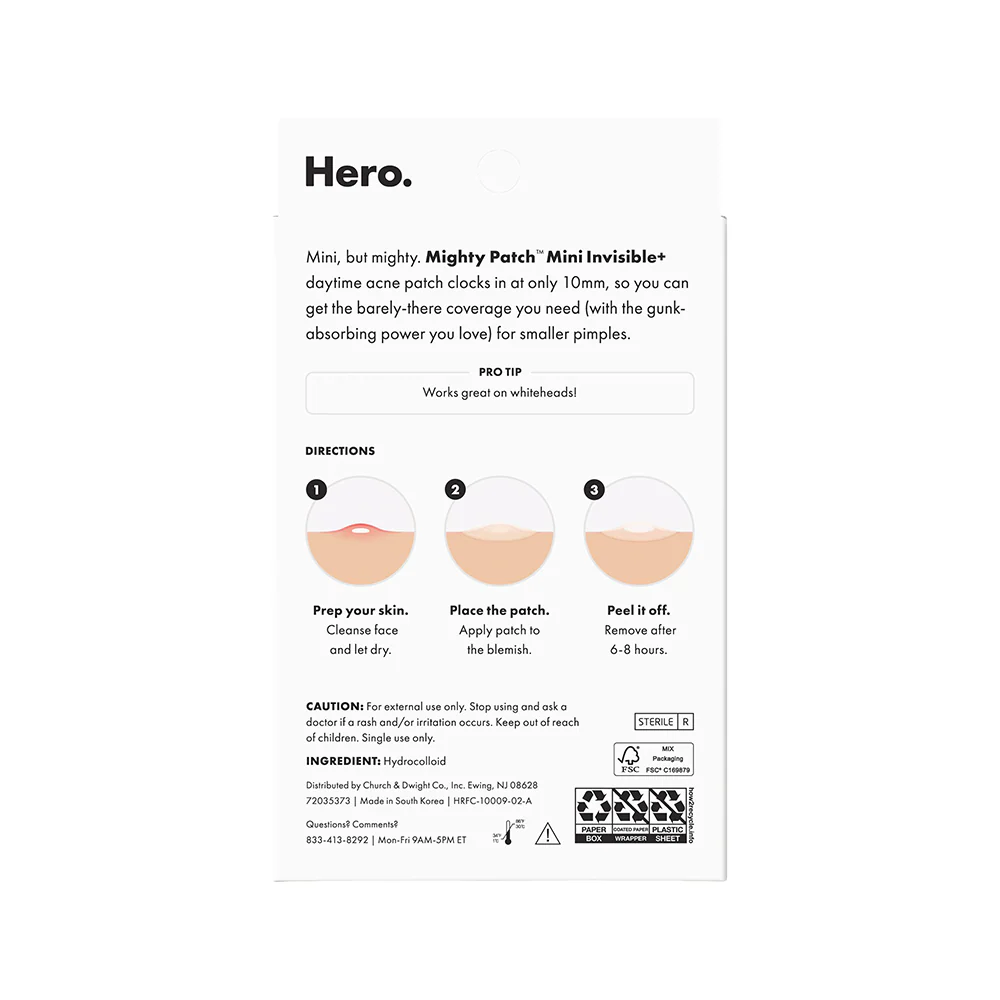 Hero Cosmetics - Mini Invisible - 30 Patches - Image 6