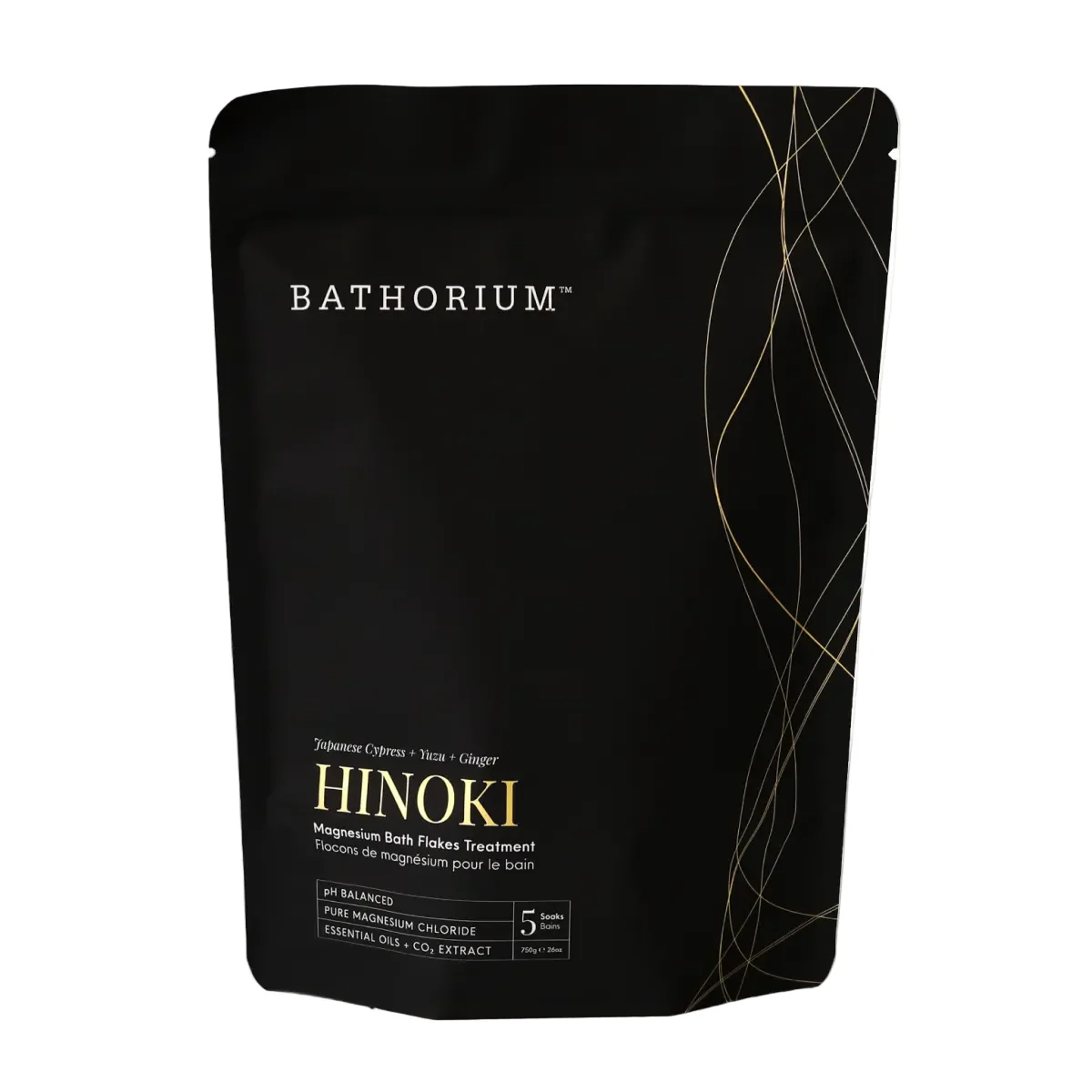 Hinoki Cypress - Magnesium Bath Flakes