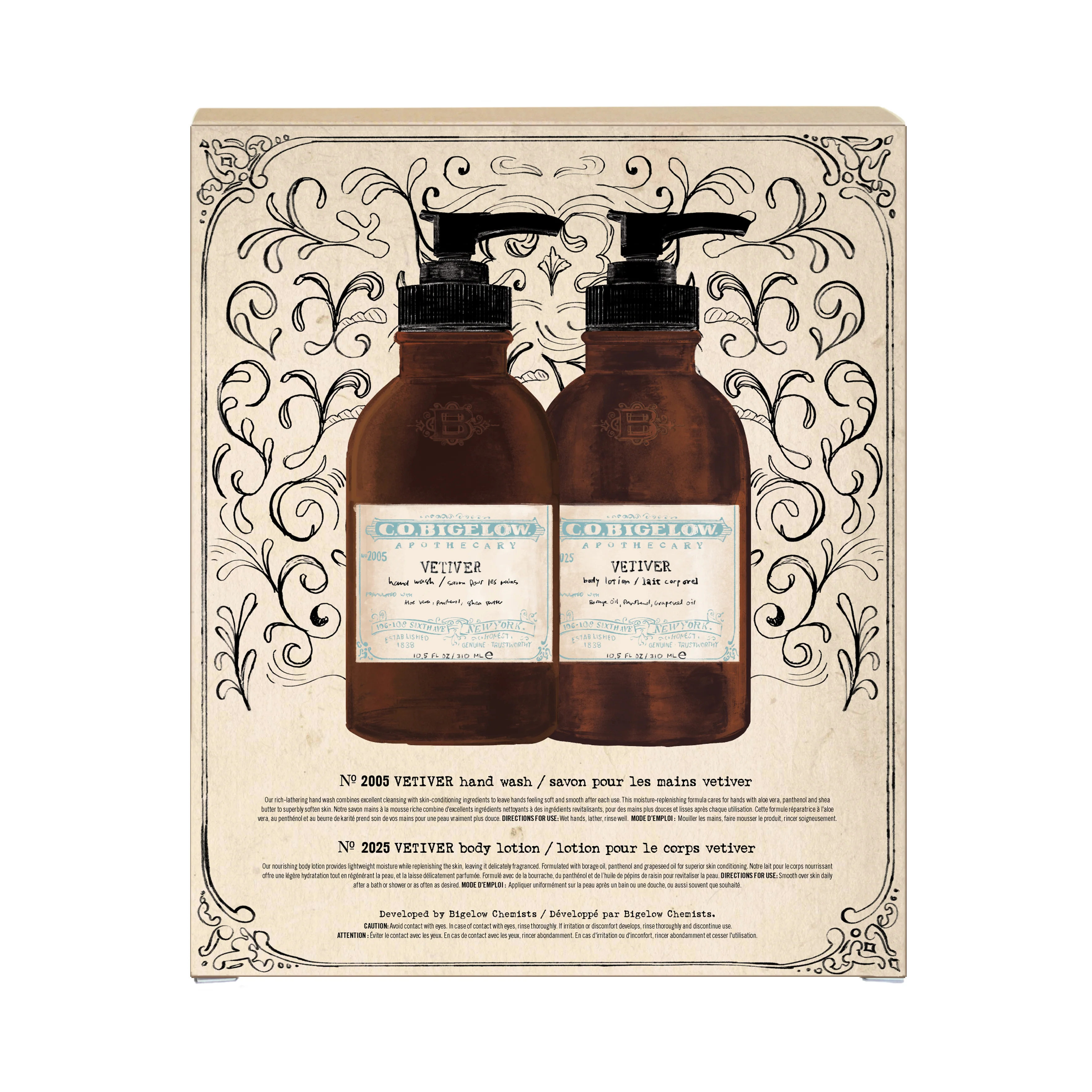Iconic Collection Set - Vetiver - Hand Wash & Body Lotion - Image 2