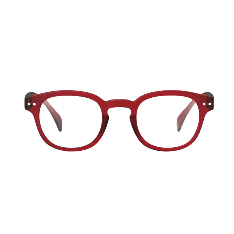 Reading Glasses - # C - Cherry Red