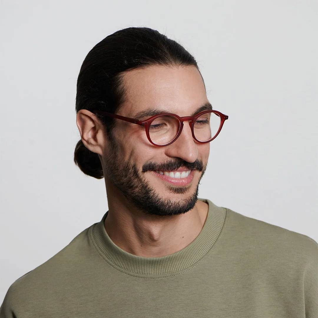 Reading Glasses # D - Cherry Red - Image 2