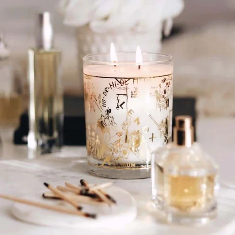 Savoy - 22k Gold Nightclub Map of Harlem Two-Wick Candle - Image 3