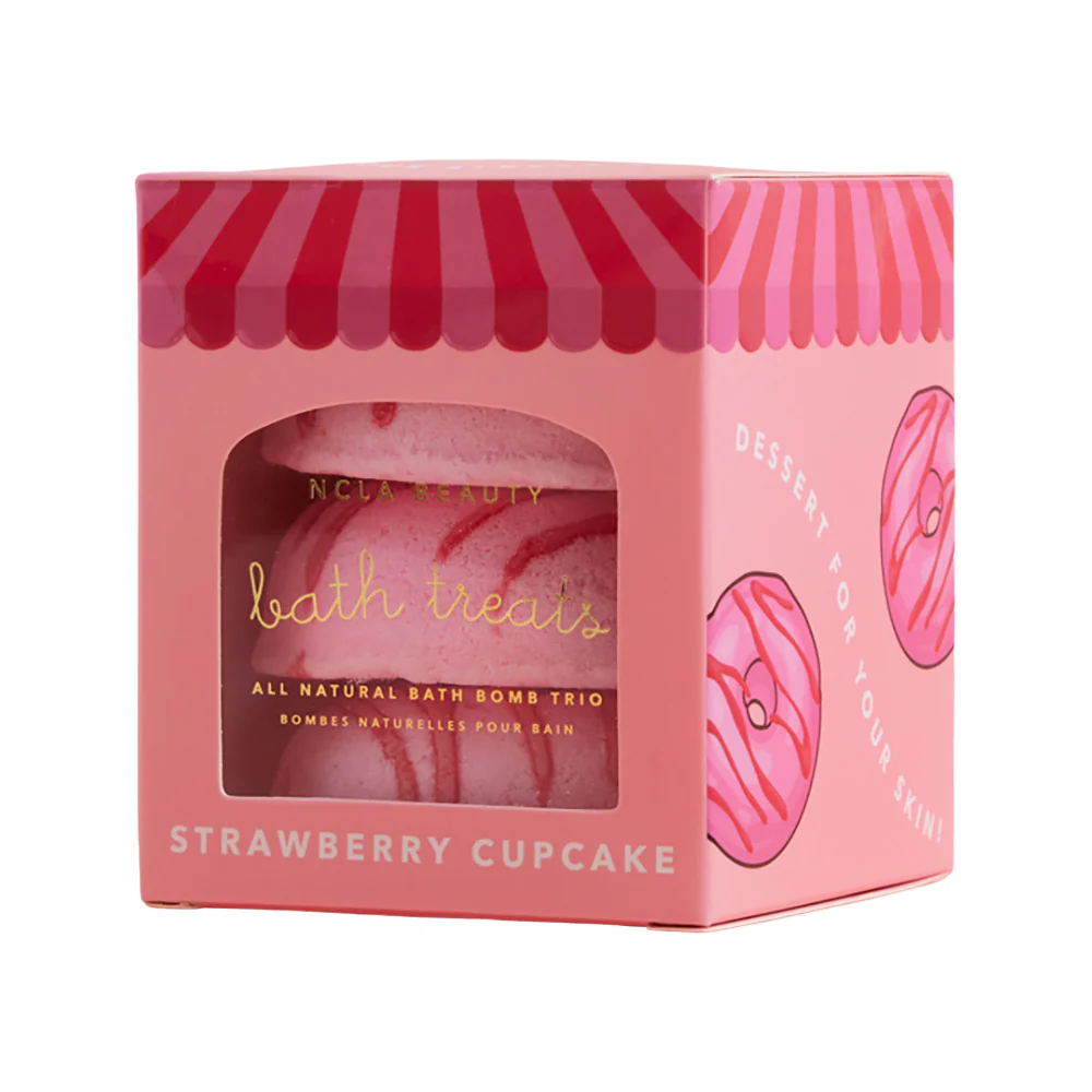 Strawberry Cupcake Bath Treats
