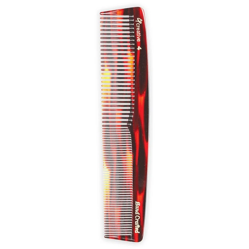 Tortoise Comb with Medium and Fine Teeth (7.25 in)  # C4