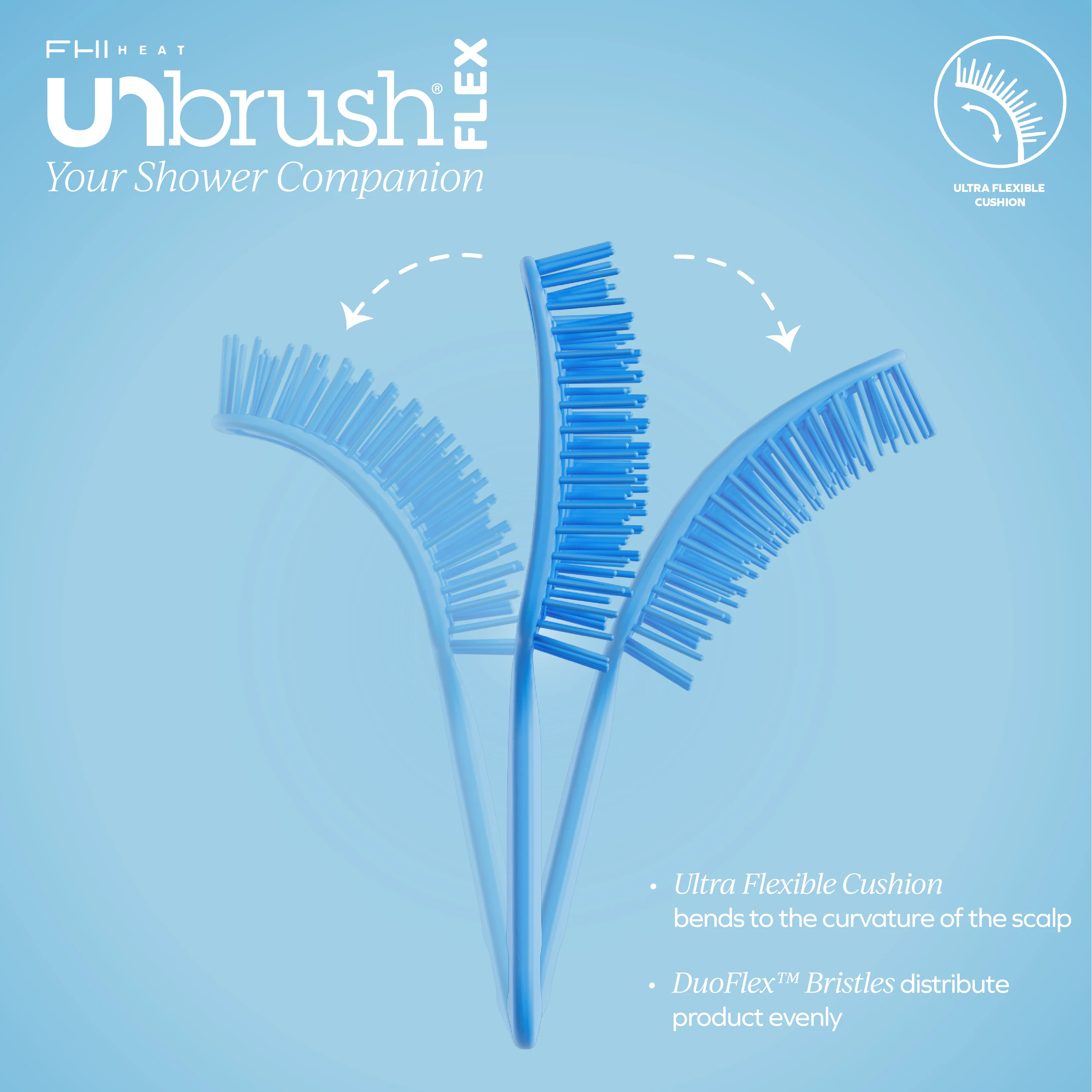 UNbrush Detangling - Flex Blue - Image 4