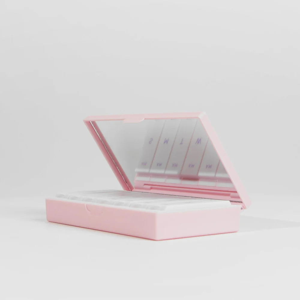 Weekly AM/PM Pill Box - Blush Pink - Image 5
