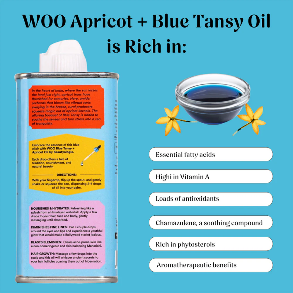 WOO Blue Tansy + Apricot Oil - Image 3