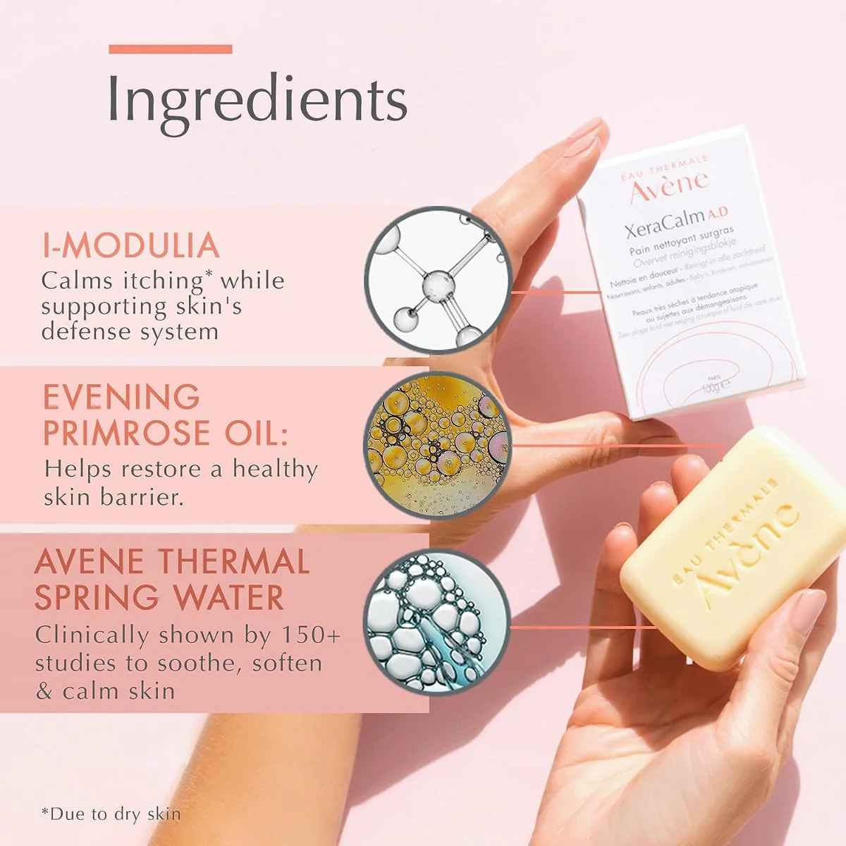 XeraCalm A.D Ultra-Rich Cleansing Bar - Image 4